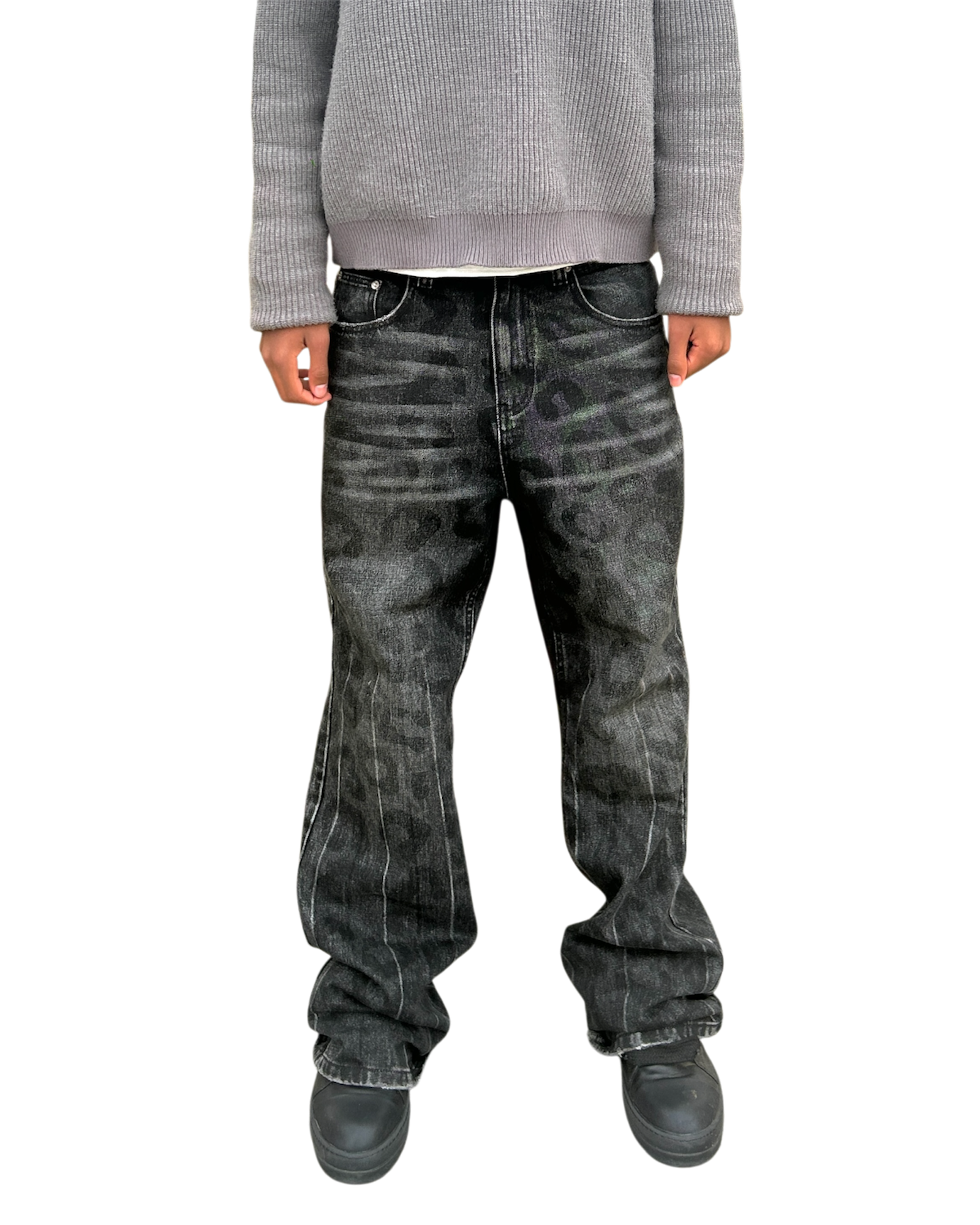 Leopard Denim