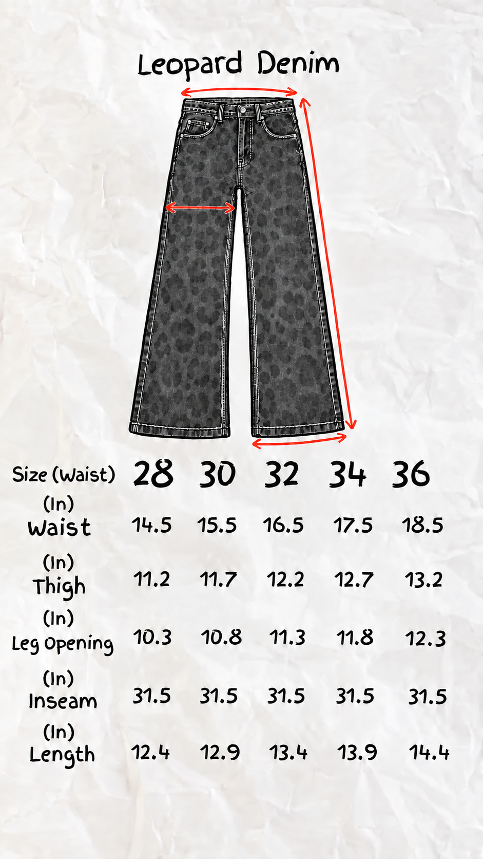 LEOPARD DENIM